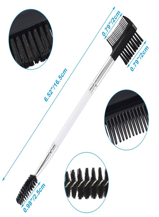 Coufce 2PCS Dog Tear Stain Remover Comb, Double-Head Dog Eye Brush Cleaning Grooming Tool for Small Dogs and Cats,White - Image 4